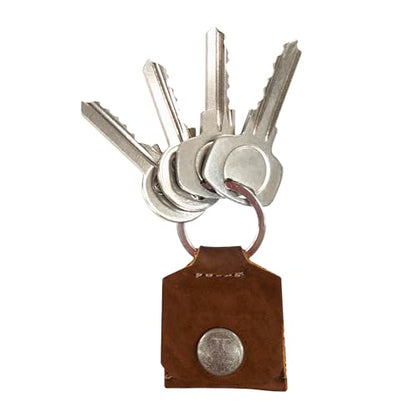 Hide & Drink Rustic Leather Switch Cartridge Game Keychain / SD Card / Guitar Pick Holder Handmade (Swayze Suede) - color: Swayze Suede