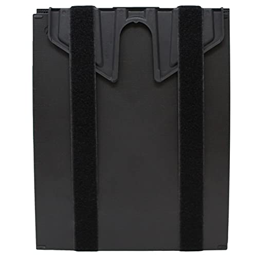 HumanCentric Universal Wall Mount (Black), Adjustable Mount for Cable Boxes, Gaming Consoles, DVD Players, Routers, Modems, and More, Fits Devices 12” to 32” in Perimeter, Hardware Included