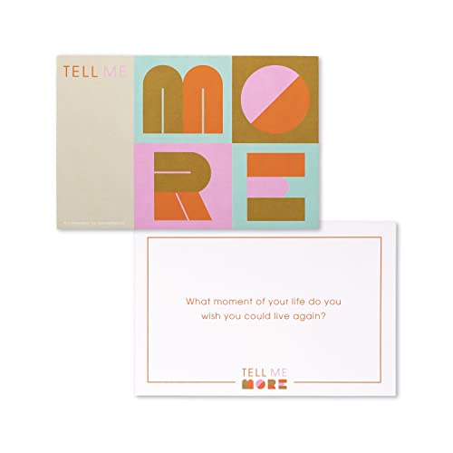Tell Me More: A Conversation Starter Game of Questions to Deepen Connection - color: Original Edition