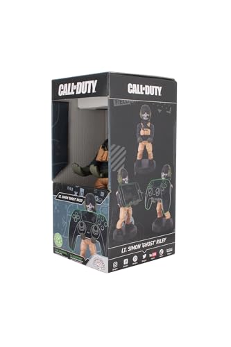 Exquisite Gaming Call of Duty Simon Ghost Riley Controller Holder, Phone Stand & Device Organizer, 8.5 in Licensed Figure