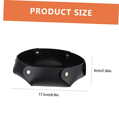 VICASKY Portable PU Dice Tray Large Folding Dice Storage Box Thickened Structure Tabletop Storage Tray for RPG and Board Games