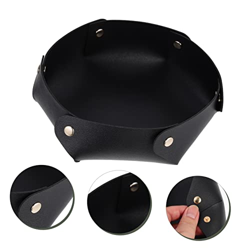 FAVOMOTO Foldable Pu Dice Tray Creative Storage for Desktop Large Capacity Rolling Mat Elegant and Practical Dice Holder for Board Games and Easy to Clean