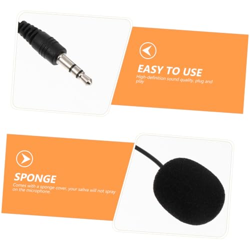 Toyvian 3pcs Professional Lavalier Condenser Microphones with Noise Reduction Clip Collar Mics for Gaming Recording Broadcasting Compatible with Gimbal Cameras and Mobile Devices