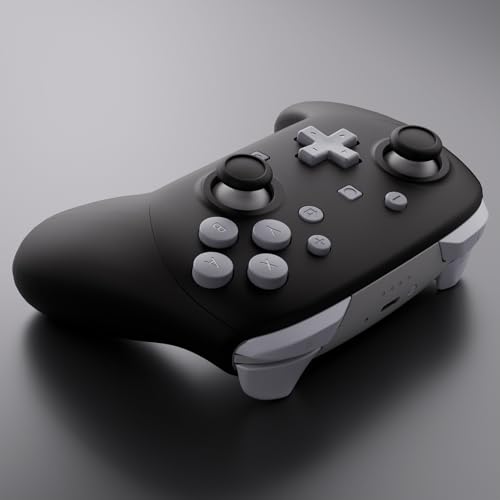eXtremeRate DIY Replacement Full Set Buttons for Nintendo Switch 2 Pro Controller, Custom ABXY Dpad + - Home Capture Power L R ZR ZL Triggers Sync GL GR Buttons for Switch 2 Pro - New Hope Gray - color: New Hope Gray