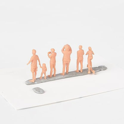 MRY-SFW Yao's Studio LYT72107 1/72 20mm Miniature Factory Building Military Car Railroad Track Accessory Props Diorama Scenery Miniature Character Model Multi Pose Figures 5pcs