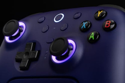 8Bitdo Ultimate 2 Wireless Gaming Controller with Charging Dock - Purple | TMR Joysticks, Switchable Hall Effect/Tactile Triggers, 8Speed Wireless Tech, RGB Fire Ring, for PC & Android - color: Purple, size: Ultimate 2 Wireless