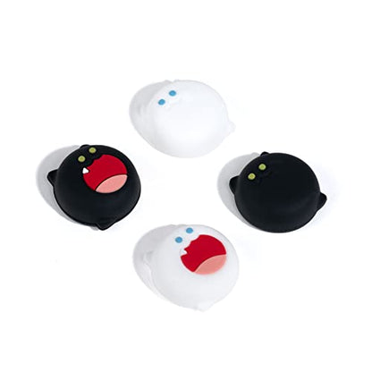 GeekShare Cute Silicone Joystick Thumb Grip Caps, Joystick Cover Compatible with Switch/OLED/Switch Lite,4PCS - BOBO Cat - color: BOBO Cat