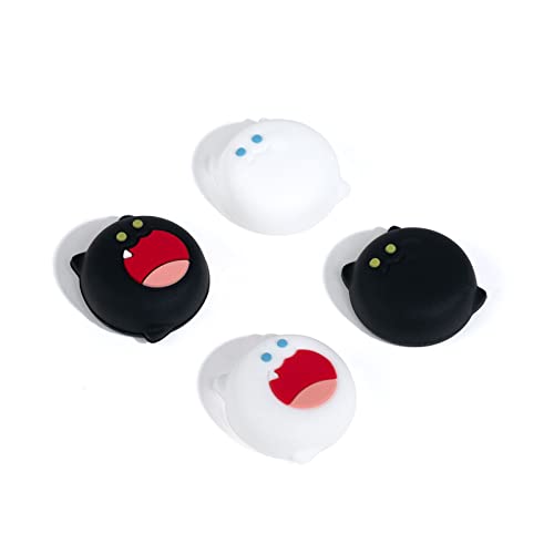 GeekShare Cute Silicone Joystick Thumb Grip Caps, Joystick Cover Compatible with Switch/OLED/Switch Lite,4PCS - BOBO Cat - color: BOBO Cat