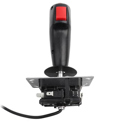 Buachois Flight Joystick Game Controller with Top Rear Button and Front Trigger, 8 Way Movement Simulator Joystick for Game Machines Flight Simulators