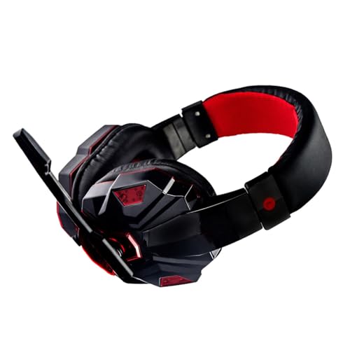 Wired Over-Ear Gaming Headset with Mic Noise Cancelling for Game Console and Travel Use
