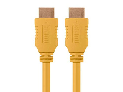 Monoprice 4K High Speed HDMI Cable - HDMI 2.0, 4K@60Hz, HDR, HDR10, Dolby Vision, 18Gbps, YUV 4:4:4, 28AWG, With Ferrite Cores, 1.5 Feet, Black