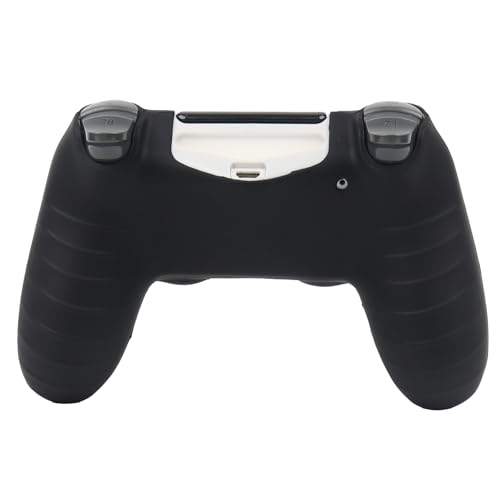 RALAN Horned Skull Head Design Controller Skin Cover with 2 Thumb Grips Compatible with PS4/Playstation 4 Slim/Pro Controller - color: Horned Skull Purple