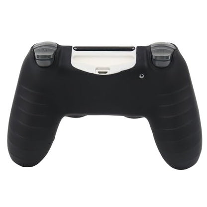 RALAN Horned Skull Head Design Controller Skin Cover with 2 Thumb Grips Compatible with PS4/Playstation 4 Slim/Pro Controller - color: Horned Skull Purple