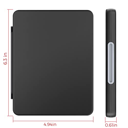 HEIYING 3DS Card Case with 24 Precise Slots for DS 2DS 3DS Game Card | Portable Game Card Case, Hard ABS Shell with Soft Silicone Lining, Precise Card Slots,Magnetic Closure for Easy Access - color: Black