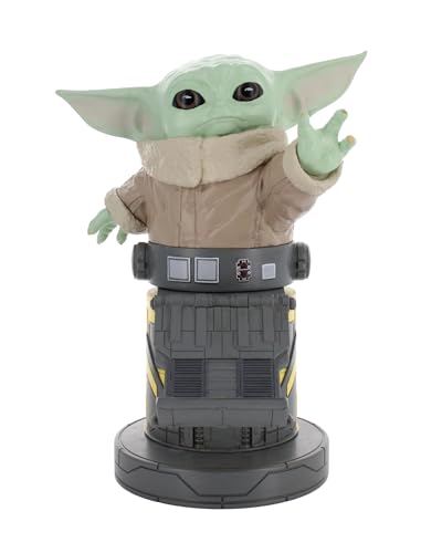 Cableguys Grogu Mandalorian Apprentice Controller Holder & Phone Stand - Gaming Setup Accessories for Desk and Game Room, Stand Compatible with Xbox, PlayStation & Most Standard Game Controllers