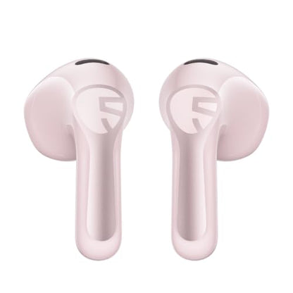 SoundPEATS Air6 HS Wireless Earbuds, Bluetooth 6.0, LDAC Hi-Res Audio for HiFi Sound, 13mm Dynamic Driver, Total 45H, Quick Charging, IPX5 Resistant, Comfortable Fit, ENC Noise Canceling, App, Pink - color: Pink