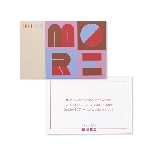 Tell Me More: Couples’ Edition – A Date Night Conversation Starter Game of 52 Questions to Deepen Your Connection with Your Partner - color: Couples Edition