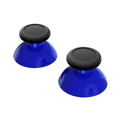 eXtremeRate Blue & Black Replacement 3D Joystick Thumbsticks, Analog Thumb Sticks with Cross Screwdriver for Nintendo Switch Pro Controller - color: Black & Blue