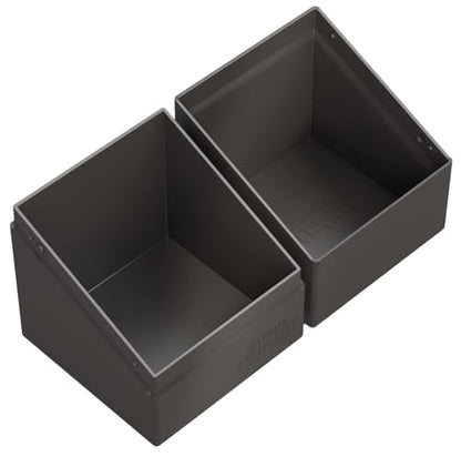 Ultimate Guard Boulder Solid 100+, Deck Case for 100 Double-Sleeved TCG Cards, Grey, Secure & Durable Storage for Trading Card Games, No Transparency - color: Grey