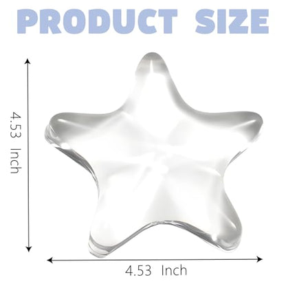 Gel Wrist Rest for Keyboard and Mouse Transparent White Sea Star Elbow Pad Cushion Ergonomic Cute Clear Cool Mouse Wrist Pad Silicone Non-Slip Support Computer Gaming Office Hand Pillow Ocean Beach - color: Star White