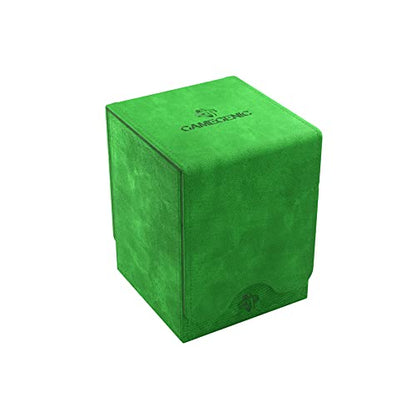 GameGenic Deck Box – Squire XL Green 100CT – Durable and Sturdy TCG, OCG, CCG Card Storage – Compatible with Pokemon, Yugioh, Commander, and MTG Magic: The Gathering Cards - color: Green
