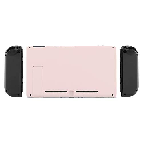 eXtremeRate Cherry Blossoms Pink Console Back Plate for Nintendo Switch, DIY Replacement Housing Shell Case for Nintendo Switch Console with Kickstand [Only the Backplate] - color: Cherry Blossoms Pink