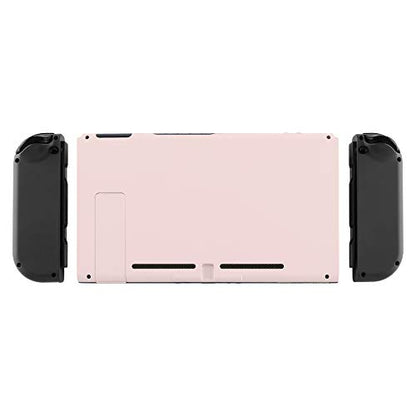 eXtremeRate Cherry Blossoms Pink Console Back Plate for Nintendo Switch, DIY Replacement Housing Shell Case for Nintendo Switch Console with Kickstand [Only the Backplate] - color: Cherry Blossoms Pink