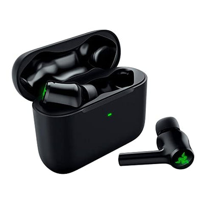 Razer Hammerhead True Wireless (2nd Gen) Bluetooth Gaming Earbuds: Chroma RGB Lighting -60ms Low-Latency- Active Noise Cancellation - Dual Environmental Noise Cancelling Microphones- Classic Black