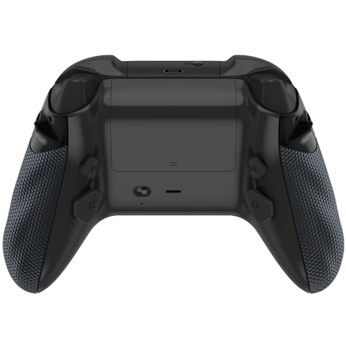 HEXGAMING ADVANCE Wireless Pro Controller for Xbox Series X & S, for Xbox One, and for Windows 7/8/10-4 Remappable Back Paddles - Triggers Stop - Interchangeable Thumbsticks - Black - color: Black