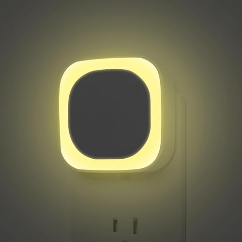 2 Pack Warm White Night Light, Gentle Eye-Care with Dimmable Soft Glow & Indirect Reflection, Auto Dusk to Dawn Sensor, Plug in Nightlight for Nursery, Kids Room, Bedroom, Hallway | Auto Dusk to Dawn Sensor, Eye-Care Reflected Glow, LED Nightlight Plug in