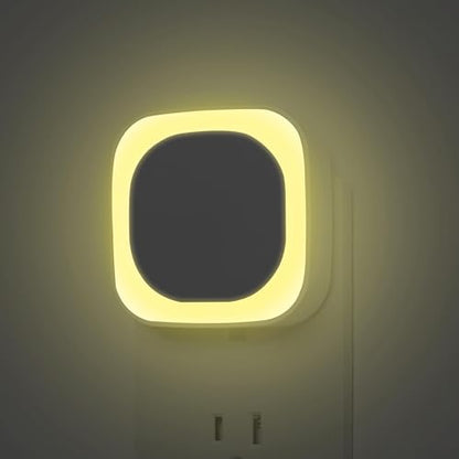 2 Pack Warm White Night Light, Gentle Eye-Care with Dimmable Soft Glow & Indirect Reflection, Auto Dusk to Dawn Sensor, Plug in Nightlight for Nursery, Kids Room, Bedroom, Hallway | Auto Dusk to Dawn Sensor, Eye-Care Reflected Glow, LED Nightlight Plug in