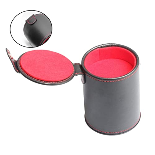 Box Silent Dice Cups for Game Ktv Bars Pu Storage Cup for Entertainment Easy to Clean