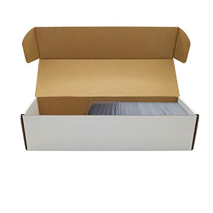 Trading Card Storage Box, Mtg Storage Box with Dividers, Cardboard Collector Box for TCG, Baseball Sports Cards, 6 Count - size: 6 count trading card boxes