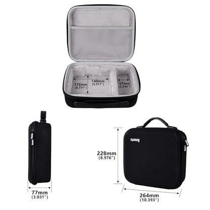 Banworks Hard Shell Travel Case for Kemper Profiler Player KPP, 1000D Water-Resistant Nylon Oxford, Shockproof Protective Bag Storage/Carrying Case JT/HCQSNB-12 (Case Only, 1 Piece) - size: For Kemper Profiler Player