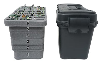 Case Club 123+ Miniature Figure Case Fits Warhammer 40K, DND & More