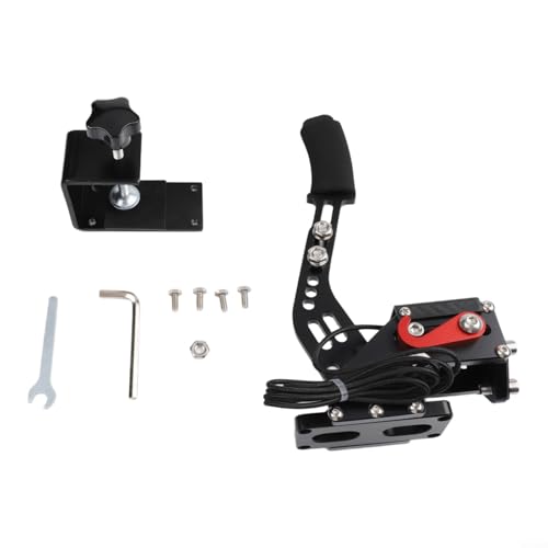 Sim Racing Handbrake USB for PC for windows, Hall Sensor for drift Handbrake with Adjustable Resistance, Aluminum Alloy Racing Simulator Accessory Compatible with for logitech G27 G29 G920 T300 T500