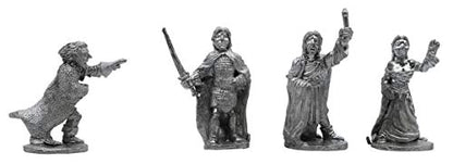 IRON WIND METALS 4 Piece Half Elves Set - 100% Lead-Free Pewter - Classic Fantasy Miniatures for 28mm Table Top Games - Made in USA - RAL Partha Miniatures