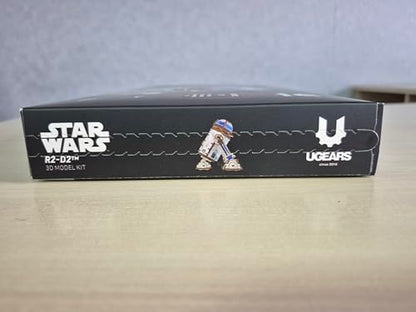 UGEARS Star Wars™ R2-D2™ 3D Wooden Puzzles for Adults - Wooden Model Kits for Adults, 3D Building Puzzle Set Adult Hobby Model Galaxy Puzzle Display Brain Puzzle Craft Kit Hobby Gift for Men and Women