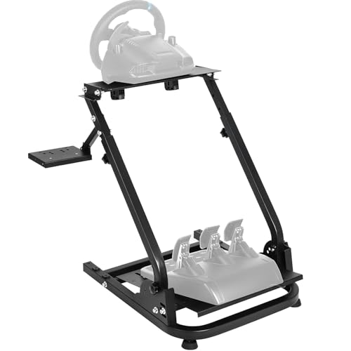 Marada Racing Steering Shifter Mount Racing Wheel Stand Pro Compatible with Logitech G27 G25 G29 G920, Pedals NOT Included Wheel Stand