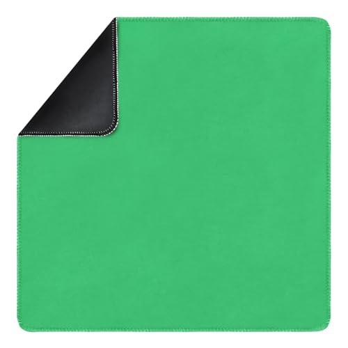 Square Large Tabletop Game Playmat,Used for Playing Poker,Mahjong,Playing Cards,and Role-Playing Games, with Thick Seam Edge,Waterproof,and Anti Slip(80 * 80cm*2mm) Green - color: 80*80*0.2cmGreen, size: 80*80*0.2cm