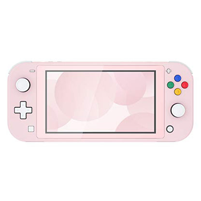 eXtremeRate Cherry Blossoms Pink DIY Replacement Shell for Nintendo Switch Lite, NSL Handheld Controller Housing with Screen Protector, Custom Cover for Nintendo Switch Lite [Console NOT Included] - color: Cherry Blossoms Pink