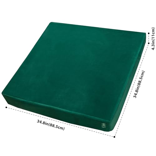 Yellow Mountain Imports Table Cover for Poker, Cards, Mahjong, Board Games, and Tile Games, Professional Grade - color: Green