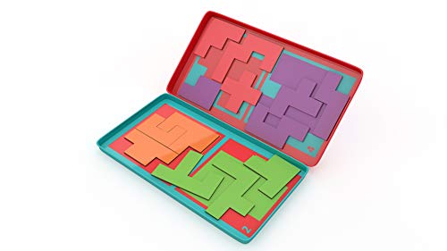 The Purple Cow- Brain Teaser Puzzles- Magnetic Travel Game. Great for Travel and on-the-go. Learning Activity for Boys and Girls. - color: Brain Teaser Puzzles