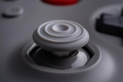 8Bitdo 64 Bluetooth Controller for Analogue 3D, Grey | Switch/Switch 2, Windows and Android Support, Wired USB, D-Input/S-Input Modes, Hall Effect Joystick, Vibration - color: Grey