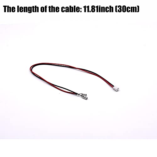 Arcity 20 Pc Arcade Button Wires Harness Cable - 11.81in, USB Encoder PCB, 2.8mm Terminals, Compatible with LED & Sanwa Style Buttons - color: 0.110 inch(2.8mm)-L:11.81in