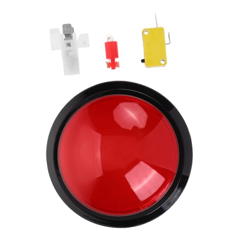 Game Machine Push Button with Light Replacement Switch for Competition Games Easy Operation for Arcade and Gaming Machines LED Illuminated Design