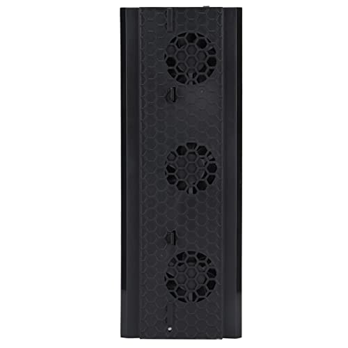 Vertical Cooling Stand for One X with 3 Cooling Fans, USB Hub & LED Light Bar, Game Console Vertical Base, Overheating Protection, Device Power Supply