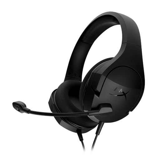 HyperX Cloud Stinger Core - Gaming headset for PC, PlayStation 4/5, Xbox One, Xbox Series X|S, Nintendo Switch, DTS Headphone:X spatial audio, Lightweight over-ear headset with mic,Black - color: Black, size: Wired, style: Stinger Core