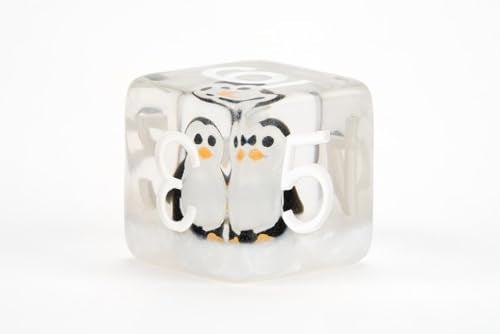 FanRoll 16mm Resin Poly DND Dice Set: Penguin Dice, Role Playing Game Dice for Dungeons and Dragons