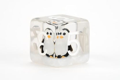 FanRoll 16mm Resin Poly DND Dice Set: Penguin Dice, Role Playing Game Dice for Dungeons and Dragons
